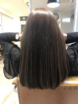 アクロス ヘアーデザイン 溝の口店(across hair design) ハイライトからのイルミナカラー