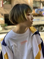 コマ(coma)&nbsp;【coma中野】多色パネルカラー＿ショートボブ