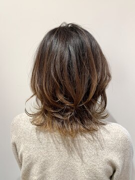 ムーン(moon) 11月#縮毛矯正#ストレート#ミニウルフ#テラコッタ#くすみブルー