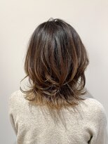 ムーン(moon) 11月#縮毛矯正#ストレート#ミニウルフ#テラコッタ#くすみブルー