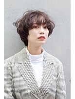 レンジシ オモテサンドウ(RENJISHI omotesando) 暖色系カラーの束感ショート ボブショート ウルフ