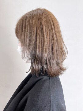 アイティーバイアルバム 下北沢店(IT by ALBUM) ブラウンボブレイヤー_アースカラーくびれヘアツートン_ba373801