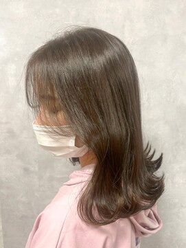 バブルス 本川越店(BUBBLES) 外ハネカーキアッシュ