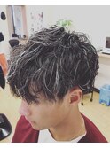ツーブロスパイラルパーマ