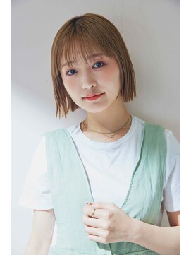 クロードモネエイチツーオーアヴェダ 東京駅ビルTOKIA(CLAUDEmonet H2O AVEDA) ぱつっとボブ/東京駅/AVEDA