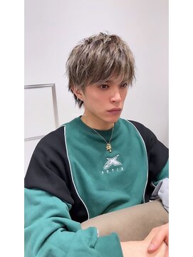 ネイロ 錦糸町(NeiRo) 波巻きハイライトウルフマッシュパーマ