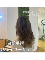 リボーン ビューティー リゾート 松戸店(re-born Beauty Resort) 脱白髪染めハイライト