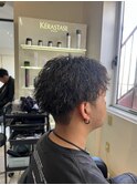 ツイストスパイラルパーマ　ツイストパーマ　メンズパーマ