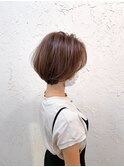 柔らか質感ショートボブ/透明感カラー/似合わせカット/藤沢駅
