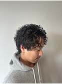 襟足あり長髪お色気パーマ!