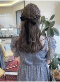 結婚式お呼ばれアレンジ♪20代30代40代大人可愛いハーフアップ