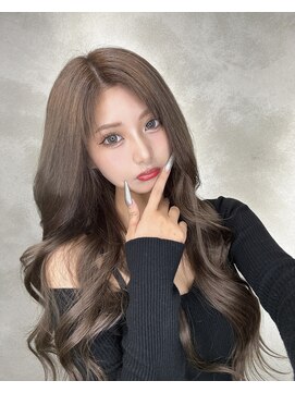 アルマバイロサ(ALMA by ROSA) アッシュベージュ×シールエクステ80枚　担当SE-YA