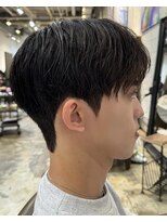 韓国ウェットシースルーマッシュダウンパーマ