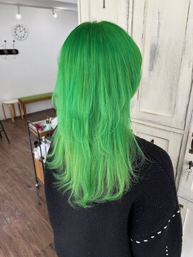 クラン ヘアーアンドスタジオ(CLAN hair & studio) グリーンカラー