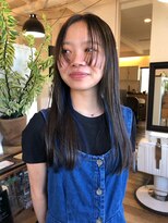 デンヘアデザイン(DEN hair design)&nbsp;インナーブルーとデザインカット