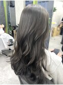 話題のブリーチなしダブルカラー☆オリーブグレージュ