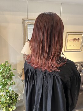 ヘアーデザイン シュシュ(hair design Chou Chou by Yone) ピンク/ラベンダー/グラデーションカラー