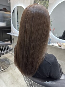 エトラ 渋谷店(etora) 艶髪 透明感 まろやかグレージュ まろやかカラー