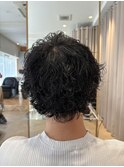 ショートウルフ/ツイストスパイラルパーマ/フェザーショート
