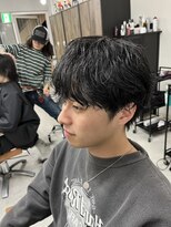 ワンズ リー 下北沢店(ONE's ly) 緩めシャドウパーマ[下北沢/下北沢駅/眉毛/メンズ/ニュアンス］