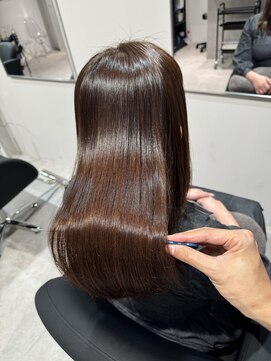 ハーツ 船橋(HEARTS) 髪質改善カラーで作るツヤツヤマロンブラウン♪
