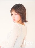 髪質改善トリートメント/リタッチ/外ハネミディアム/カット