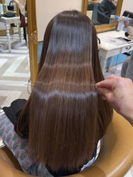 ロンドアベニール 北千住(Lond avenir) イメチェン外ハネボブ美髪ワイドバングレイヤー髪質改善縮毛矯正