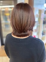 クオリス 上板橋店(QUALIS) 30代40代大人くびれヘア似合わせカット白髪ぼかしレイヤーボブ