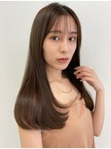 顔型別ヘアスタイル特集/チェリーブラウン/ニュアンスカラー