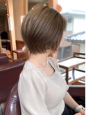 くびれショート レイヤーショート ベージュ