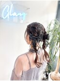 ツインヘアアレンジ