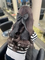 ペレ 栄 アネックス(PELE栄ANNEX)&nbsp;韓国 くびれロング レイヤー ワンホンヘア 小顔前髪