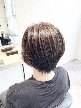 ストフ(stof) ハイライト/アンブレラカラー/ハンサムショート/大人ショート