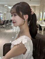 フォルテ 表参道店(FORTE) 顔まわりの後れ毛で抜け感たっぷり◎