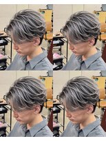 リップス 吉祥寺店 (LIPPS)&nbsp;ホワイトシルバーアッシュバレイヤージュセンターパート