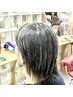 【メンズ】ハイライトメッシュカラー  ツーブロ流行スタイル 19400