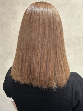 ルノン(LUNON) 黒髪クラゲヘアーオリーブグレー小顔ココアベージュ