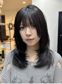 レイヤースタイル/顔周りカット/レイヤーカット/イルミナカラー