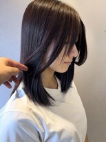トーン(TONE)&nbsp;チラ見せインナーカラー×ブルー/10代20代30代