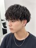 【メンズ限定】カット＋ツイスパor波巻きパーマ＋ハイライト ￥21980 心斎橋