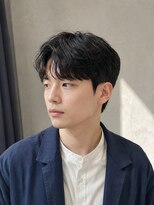 モト 船橋(moto)&nbsp;韓国メンズマッシュ艶黒髪ダウンパーマニュアンスカール船橋
