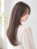 シンク オモテサンドウ(sync omotesando)&nbsp;アッシュグレージュ/グレージュカラー/縮毛矯正/髪質改善