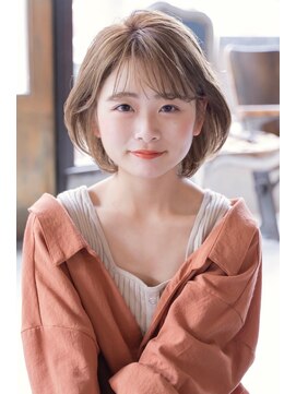 エイミー(Aimee) Aimee ゆるふわボブ×ミルクティベージュ