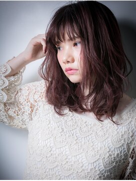 カバーヘア ブリス 川口(COVER HAIR bliss) 小顔に見せる♪くせ毛風無造作カールセミディw川口10代20代30代