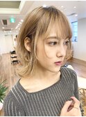 ロングレイヤーフェイスレイヤーボブウルフボブハイライトカラー