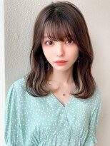 大人かわいいくびれミディ/カーキグレージュ/透け感/テラコッタ