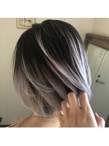 ヘアールーム グリン(Hair room GRin) バレイヤージュ　ハイライト　ブリーチ　ダブルカラー　カラー