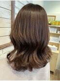 韓国風ブラウンカラー＊