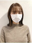 エドルホワイトアッシュ×外ハネボブ×インナーカラー