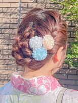 ヘア ショップキャリー&nbsp;浴衣アレンジ